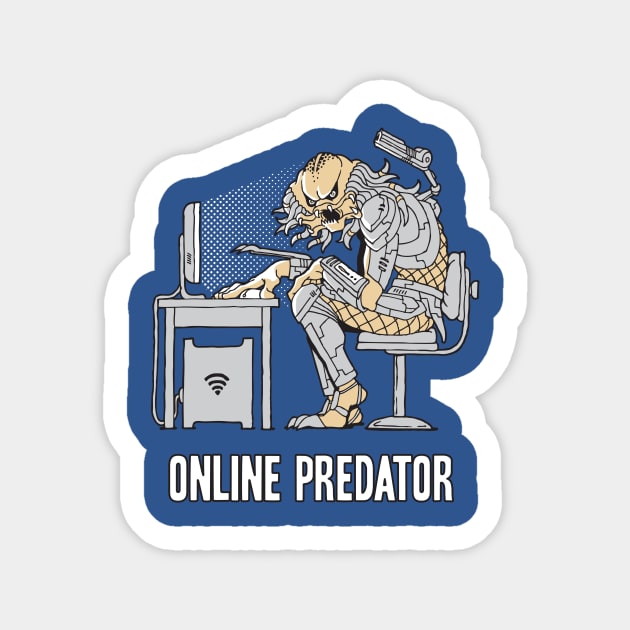 Online Predator Sticker by tomburns